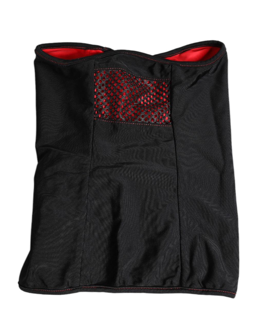 Dolce & Gabbana Black Nylon-Knit Neck Warmer Balaclava Scarf