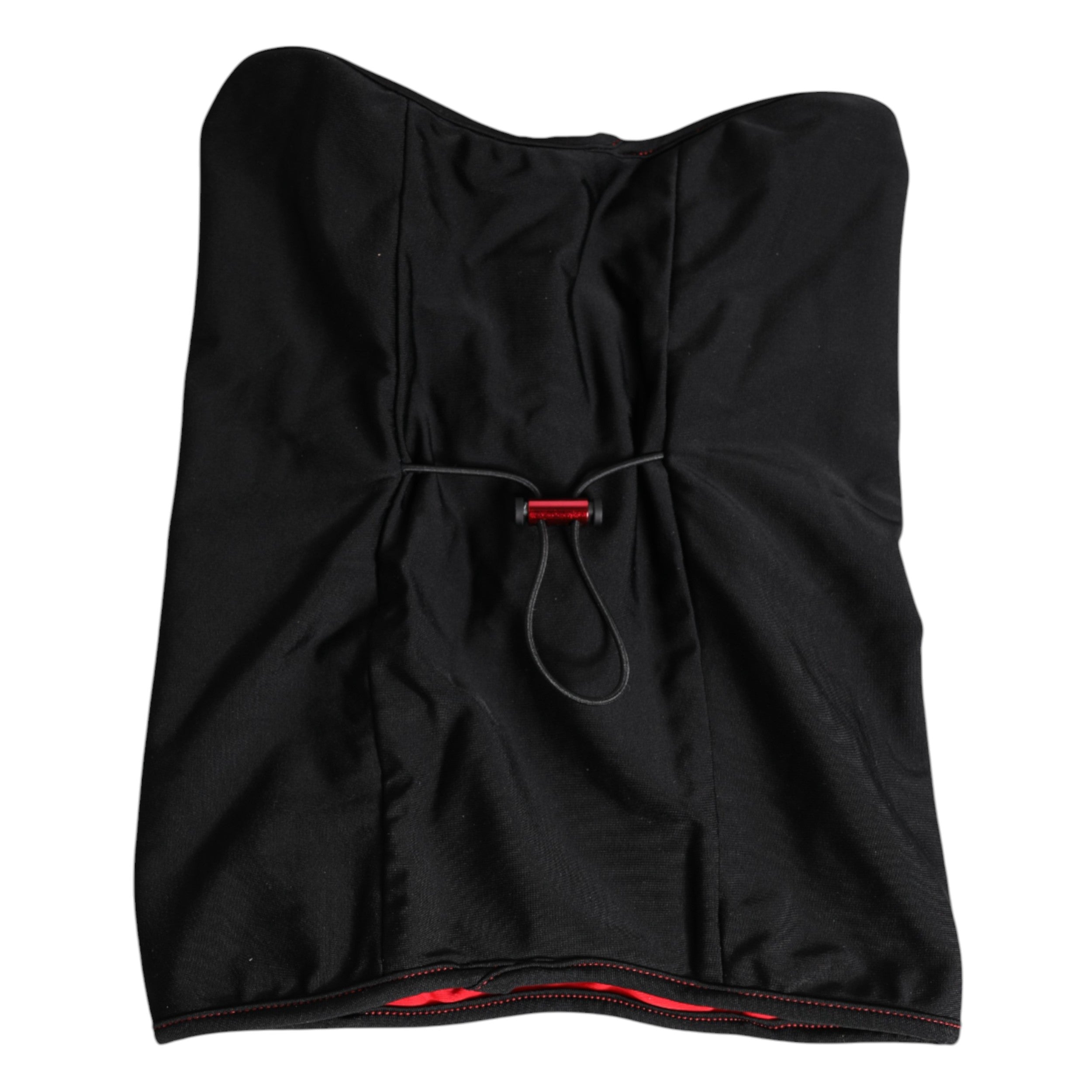 Dolce & Gabbana Black Nylon-Knit Neck Warmer Balaclava Scarf