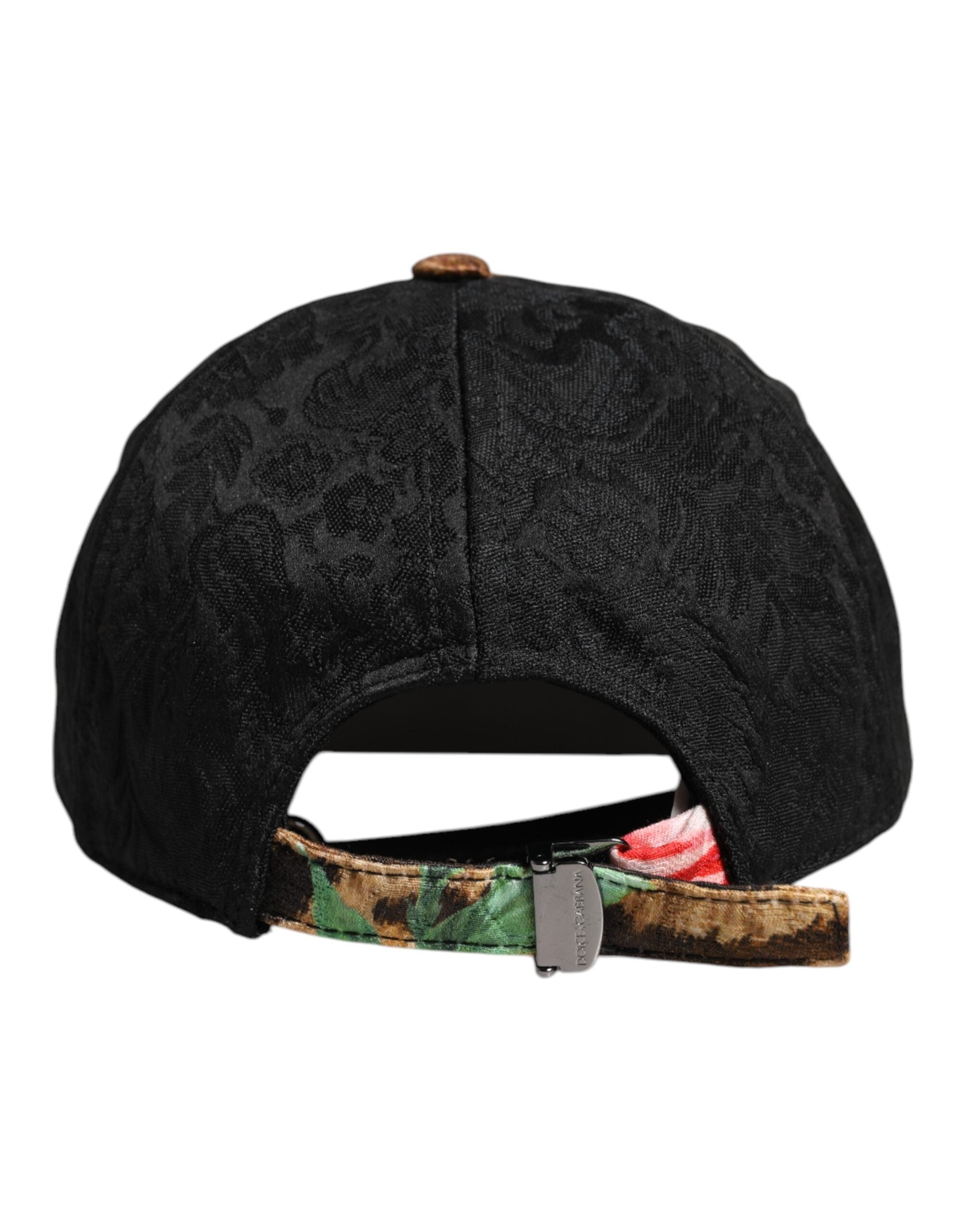 Dolce & Gabbana Multicolor DG Logo Patch 6 Panels Baseballmütze