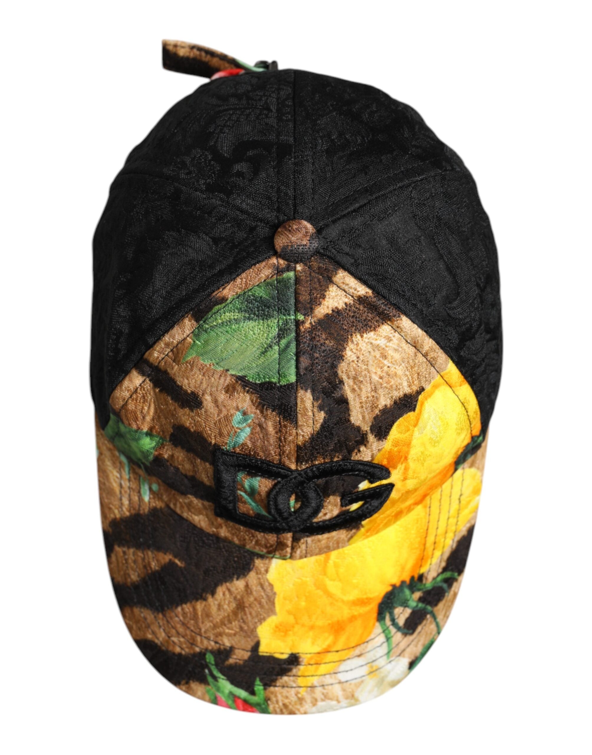 Dolce & Gabbana Multicolor DG Logo Patch 6 Panels Baseballmütze