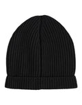 Dolce & Gabbana Black Cashmere Knit Winter Beanie