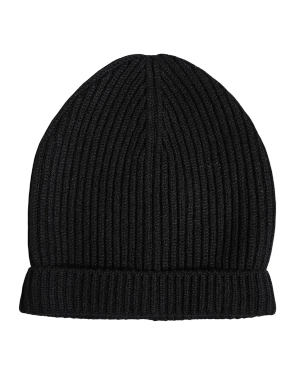 Dolce & Gabbana Black Cashmere Knit Winter Beanie