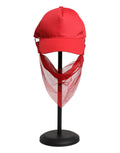 Dolce & Gabbana Rote Baumwolle 6 Panels Frauen Baseballmütze