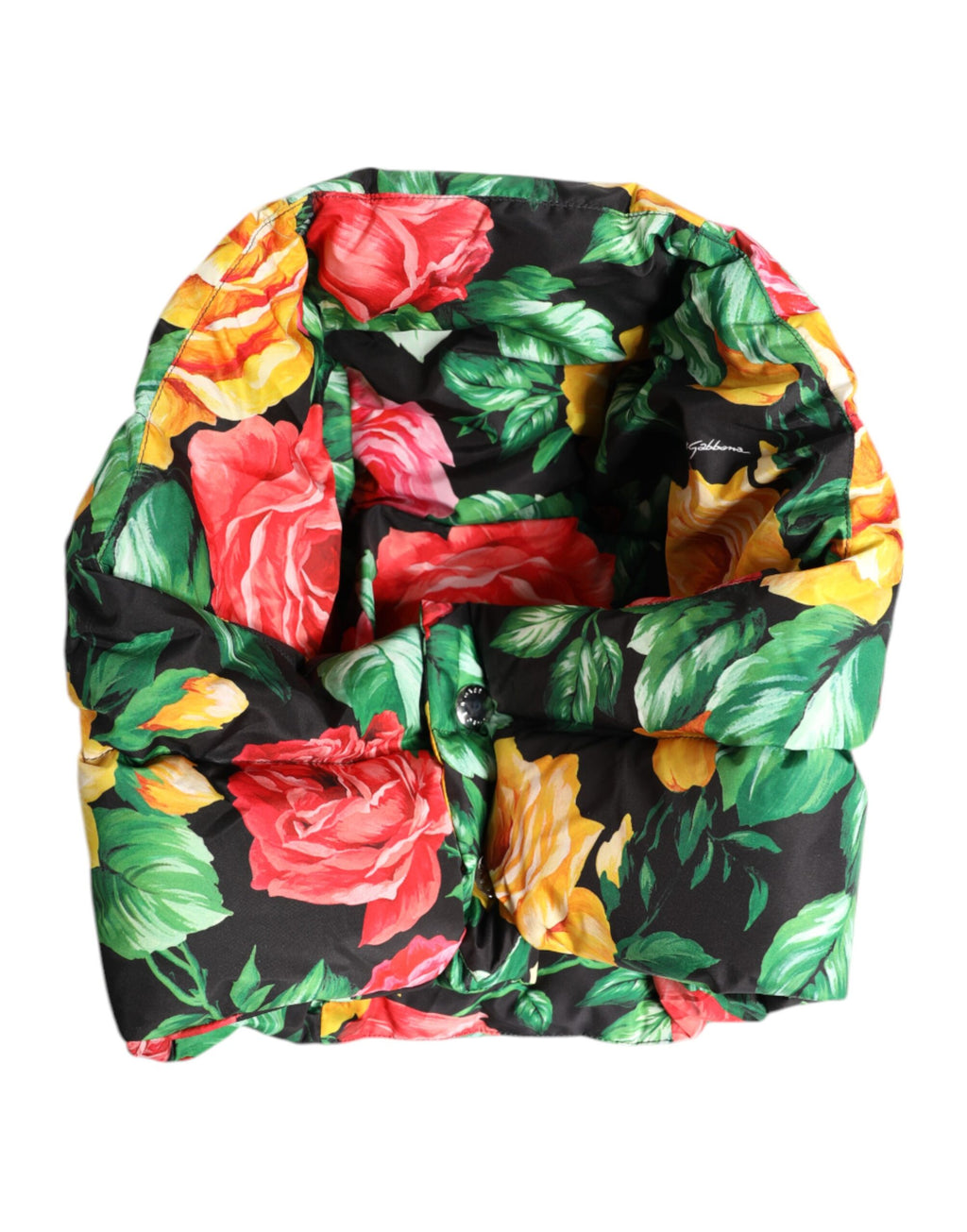 Dolce & Gabbana Multicolor Floral Print Full Head Wrap Hat