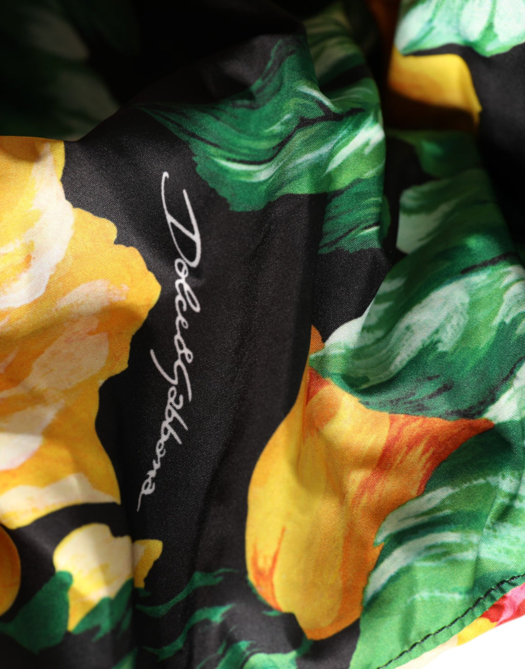 Dolce & Gabbana Multicolor Floral Print Full Head Wrap Hat