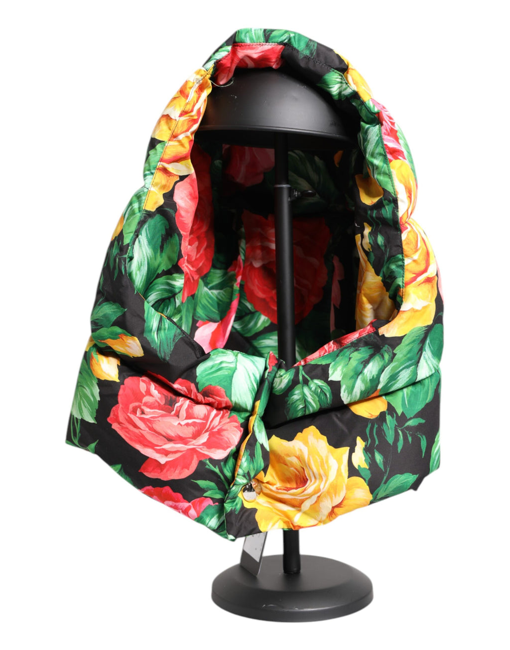 Dolce & Gabbana Multicolor Floral Print Full Head Wrap Hat