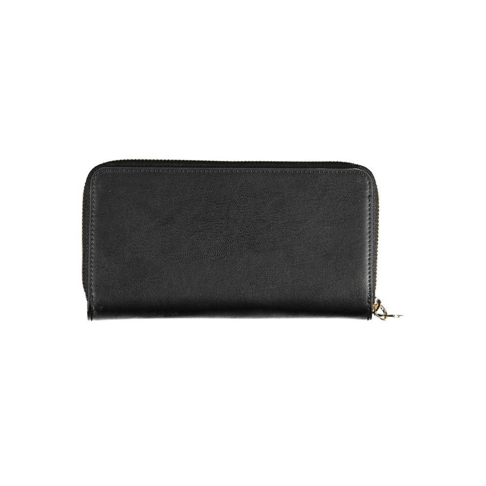 Tommy Hilfiger Schwarzes Polyethylen Portemonnaie für Frauen