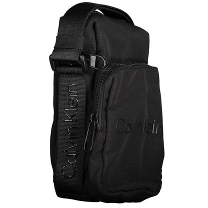 Calvin Klein Schwarze Nylon Männer Umhängetasche