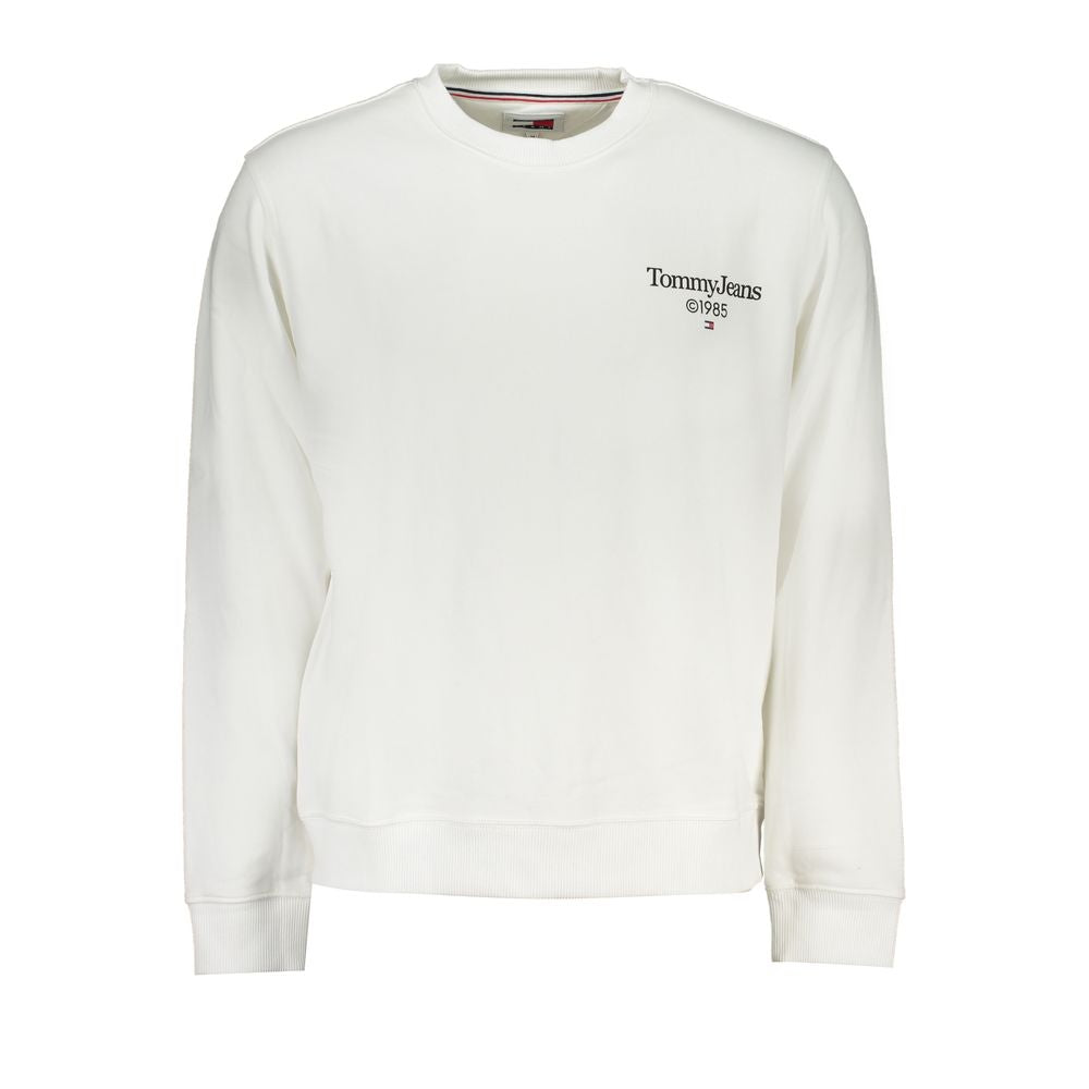 Tommy Hilfiger Men's White Cotton Jumper
