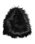 Dolce & Gabbana Schwarzer Acryl Pelz Damen Eimer Hut