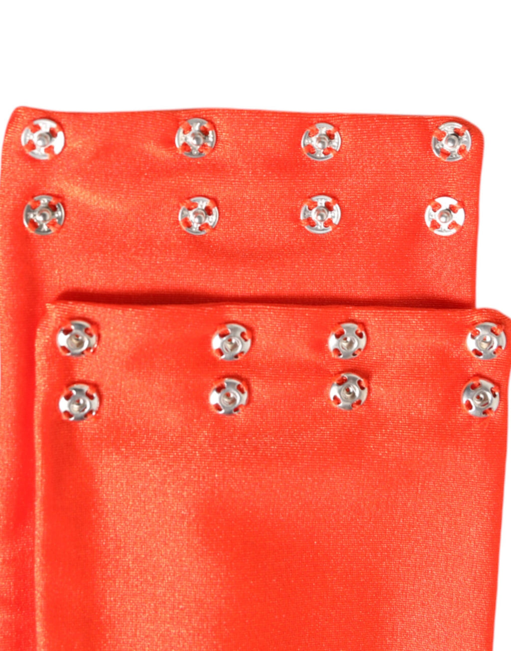Dolce & Gabbana Orange Nylon Stretch Women's Neck Warmer Scarf
