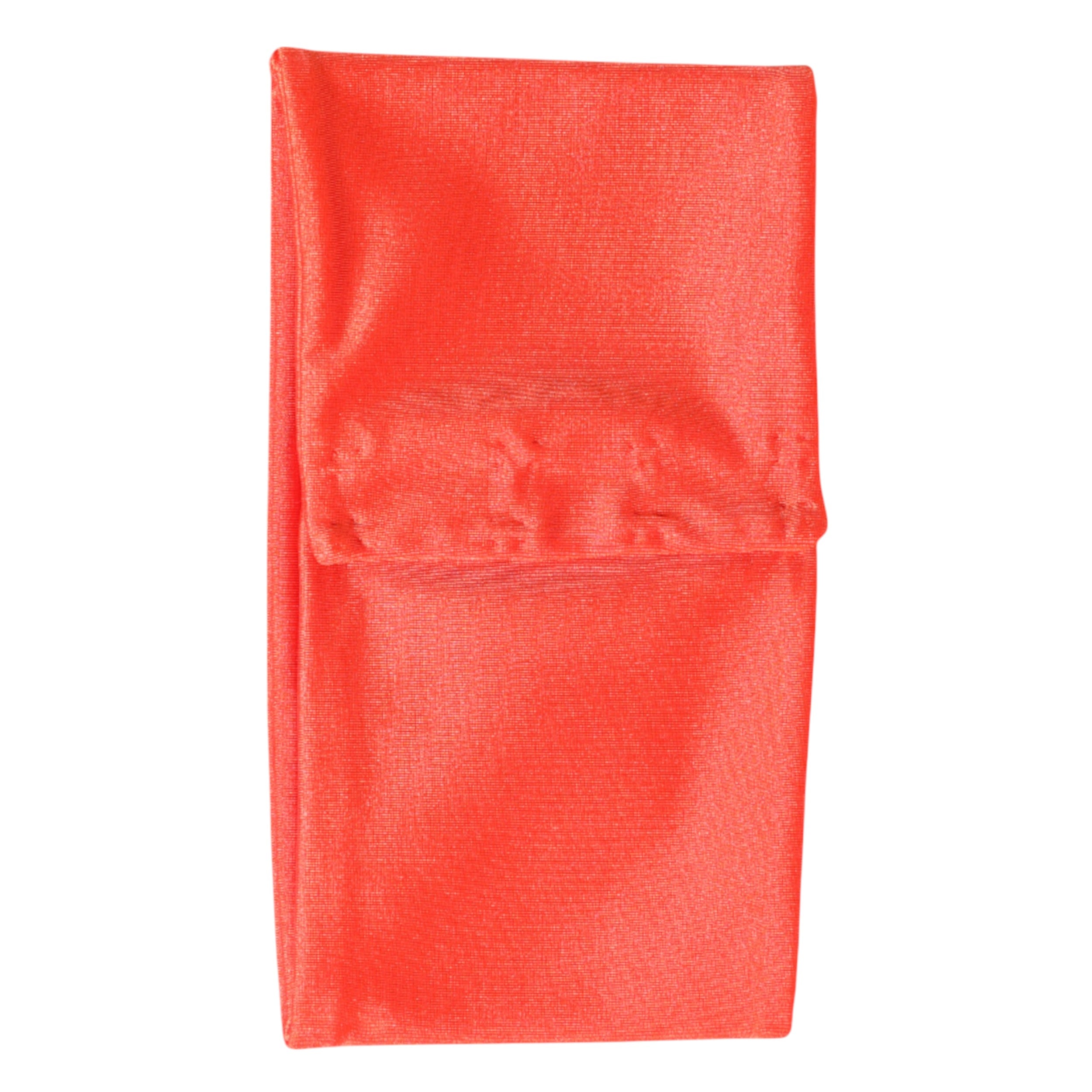 Dolce & Gabbana Orange Nylon Stretch Women's Neck Warmer Scarf