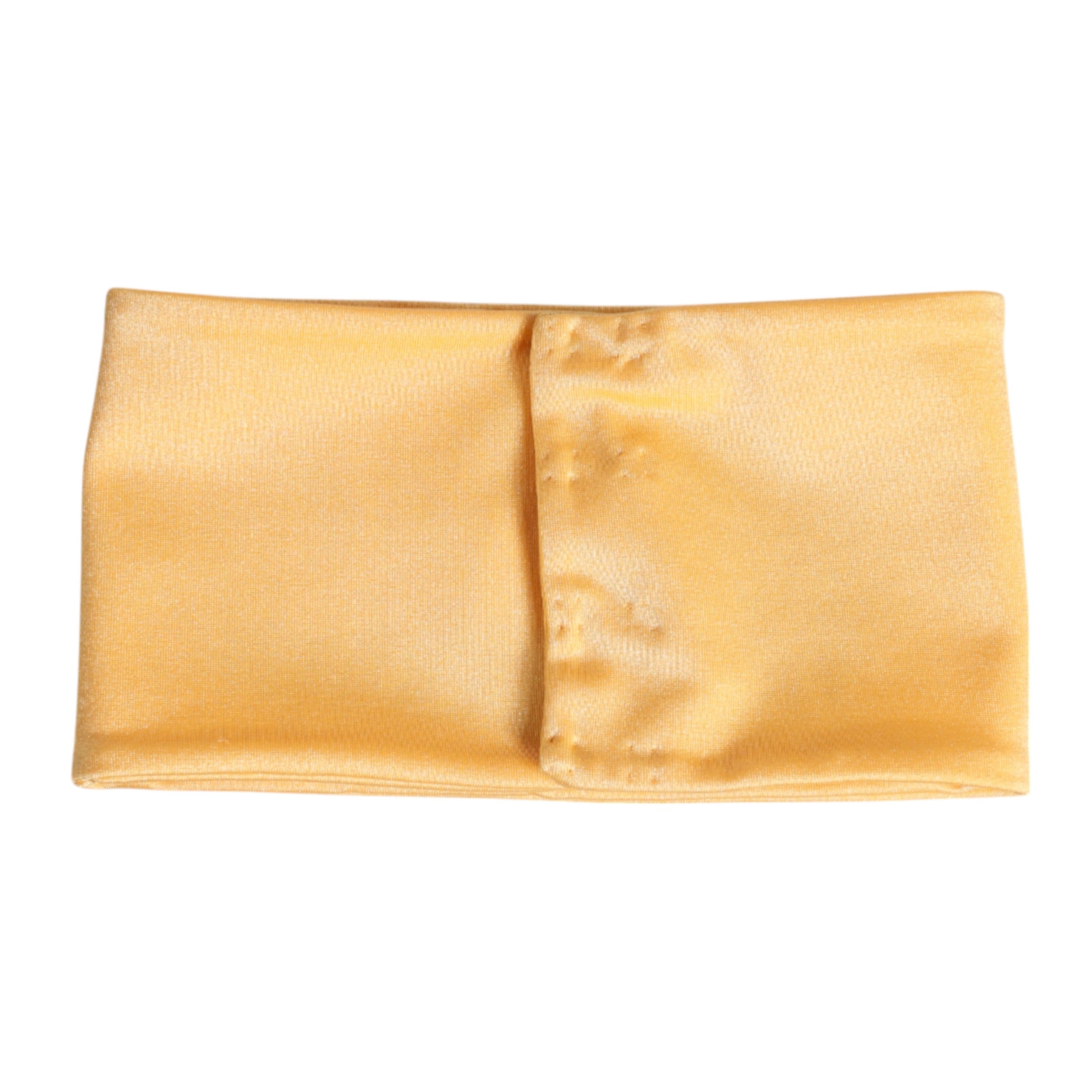 Dolce & Gabbana Yellow Nylon Stretch Women's Neck Warmer Scarf
