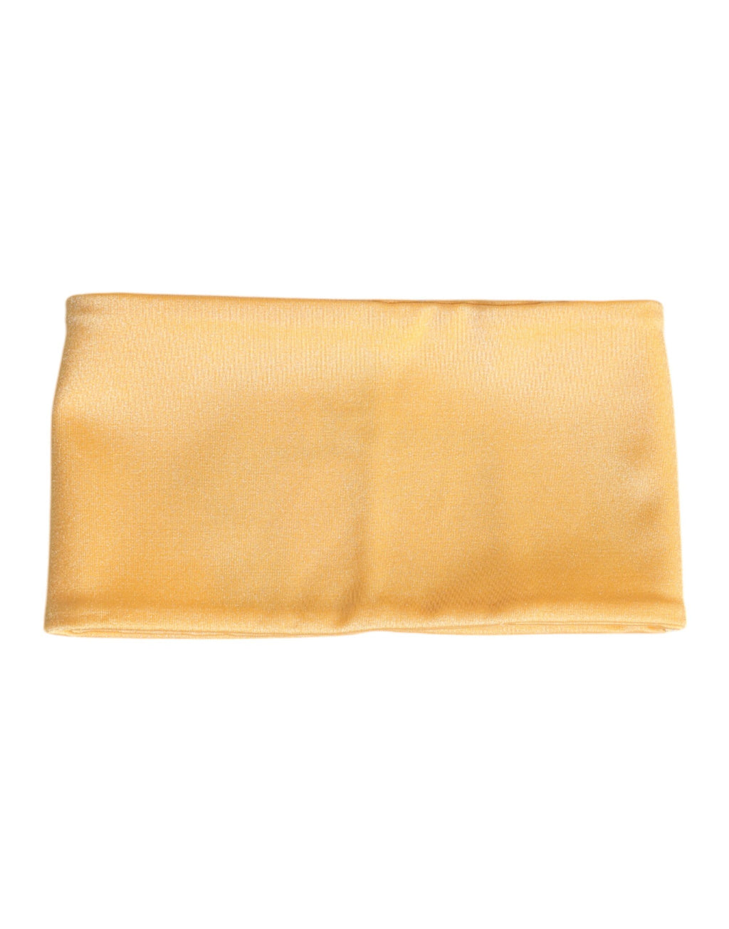 Dolce & Gabbana Yellow Nylon Stretch Women's Neck Warmer Scarf
