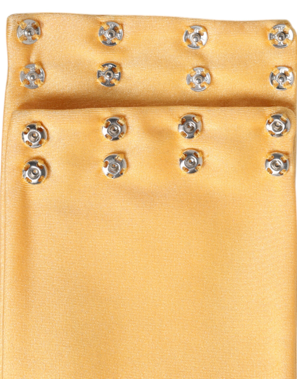 Dolce & Gabbana Yellow Nylon Stretch Women's Neck Warmer Scarf
