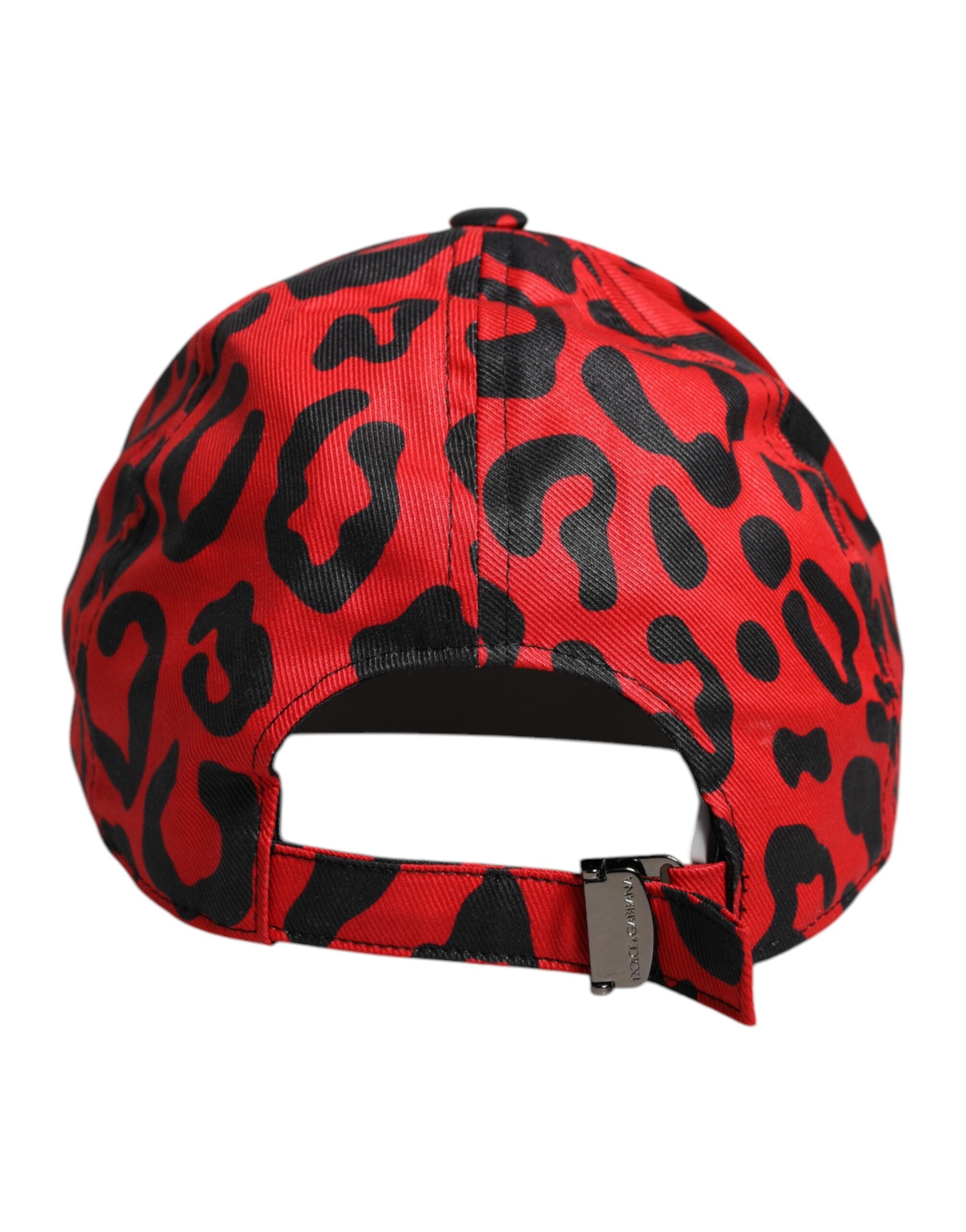Dolce & Gabbana Rote Baumwolle 6 Panels Frauen Baseballmütze