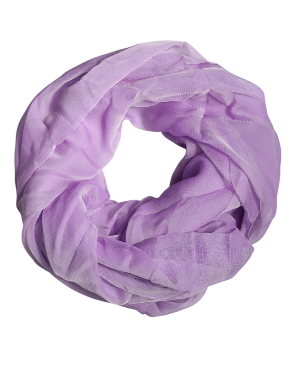 Dolce & Gabbana Purple Silk Scarf Rectangle Wrap Scarf