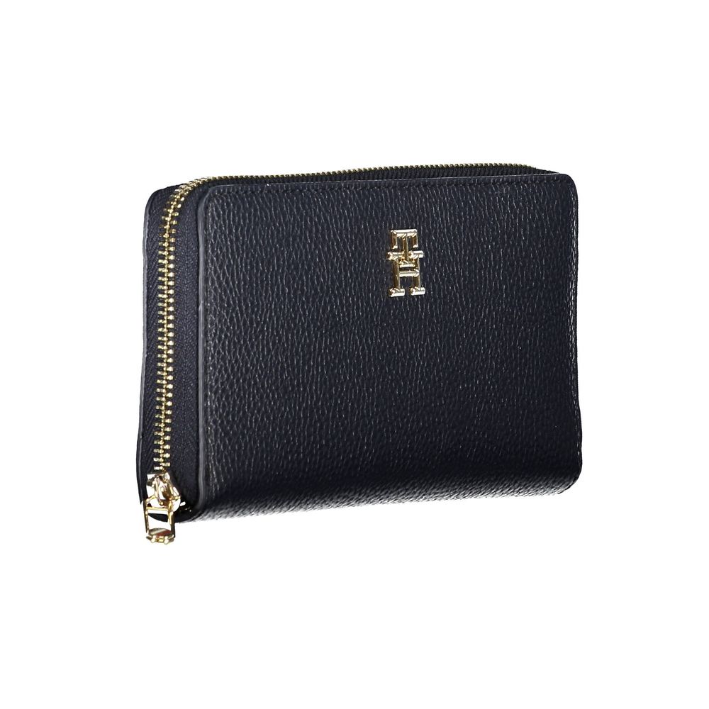 Tommy Hilfiger Damen-Portemonnaie aus blauem Polyurethan