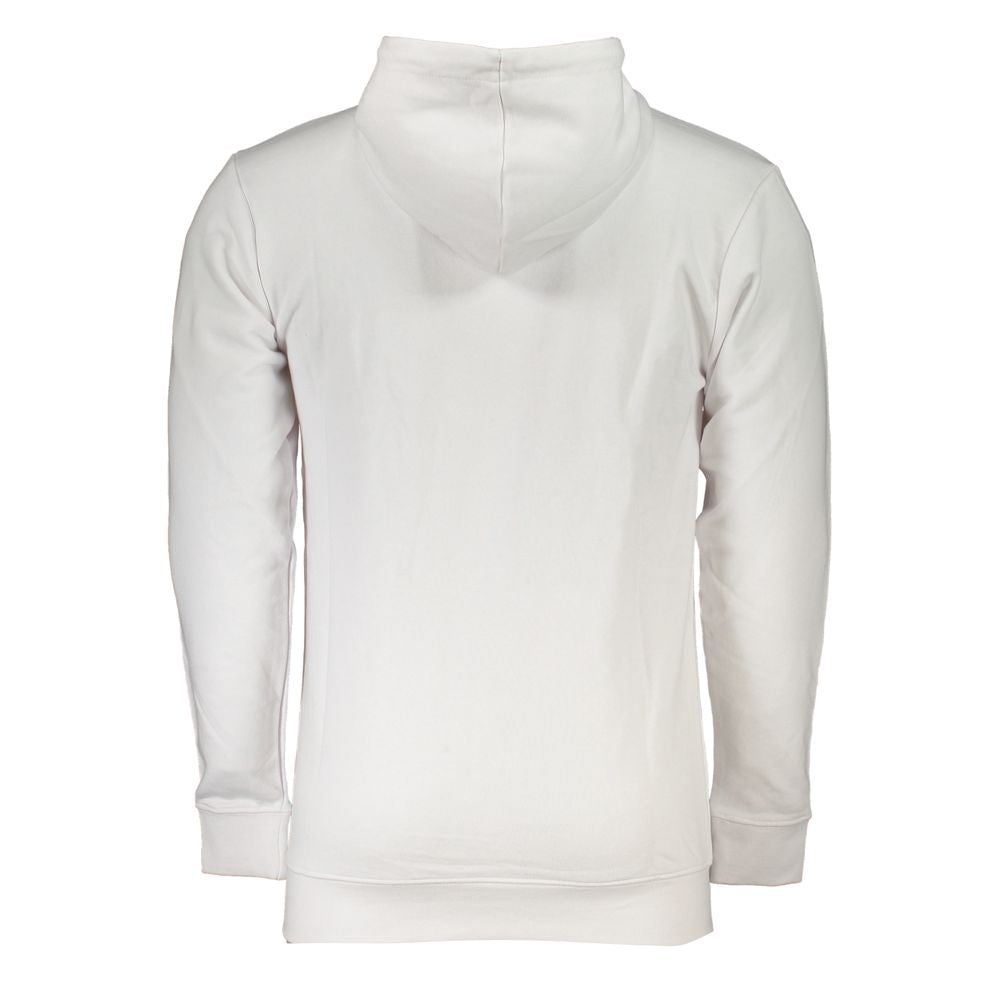 Cavalli Class Men's White Cotton Sweater