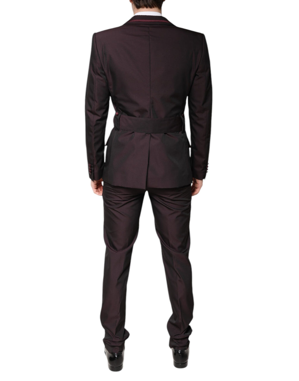 Dolce & Gabbana Chestnut Brown Single-Breasted Formal 2-Piece Suit