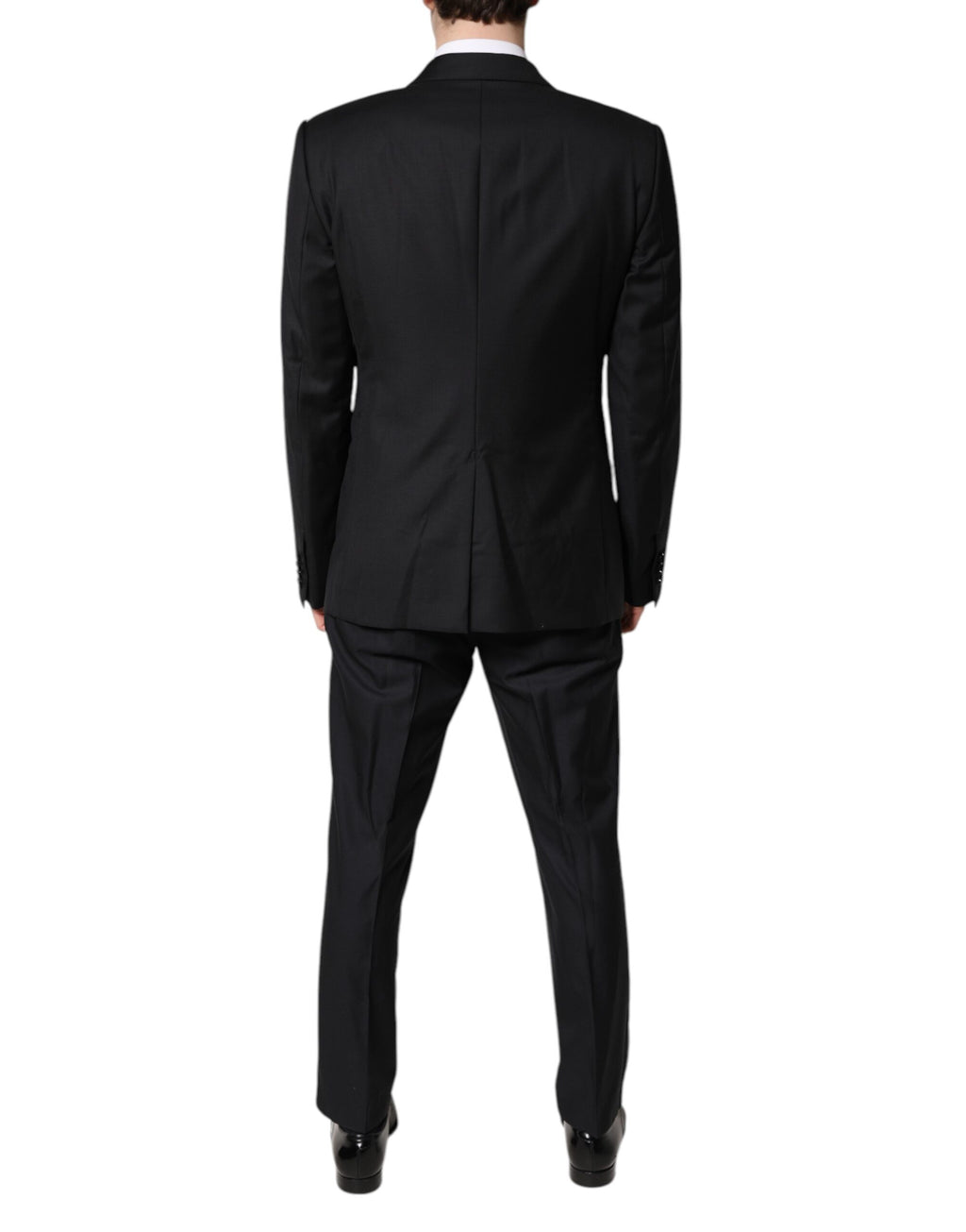 Dolce & Gabbana Black Double-Breasted Formal 3-Piece Suit