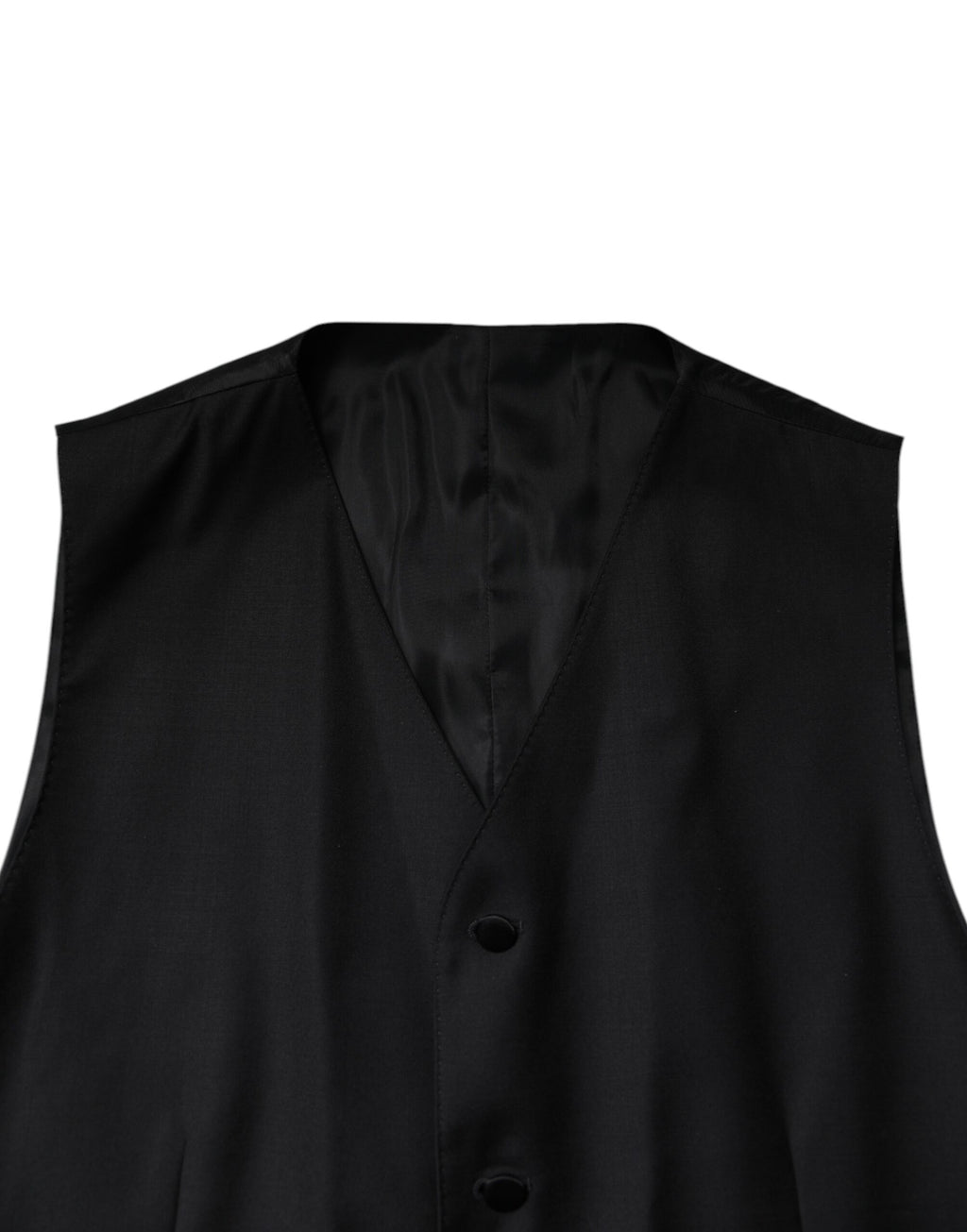 Dolce & Gabbana Black Double-Breasted Formal 3-Piece Suit