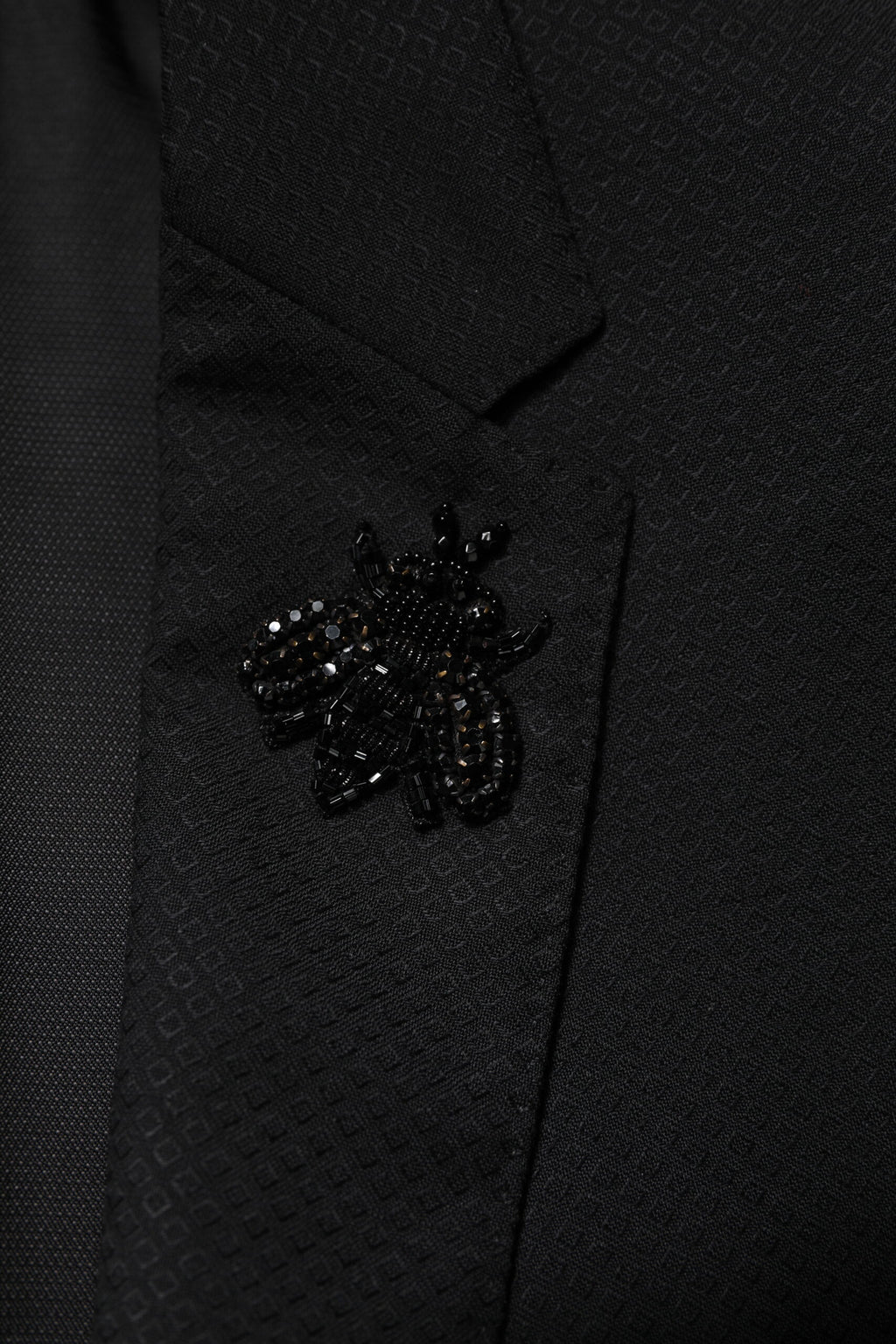 Dolce & Gabbana Schwarzer einreihiger 2-teiliger Anzug aus Wolle