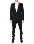 Dolce & Gabbana Multicolor Polyester Jacquard 2 Stück Anzug