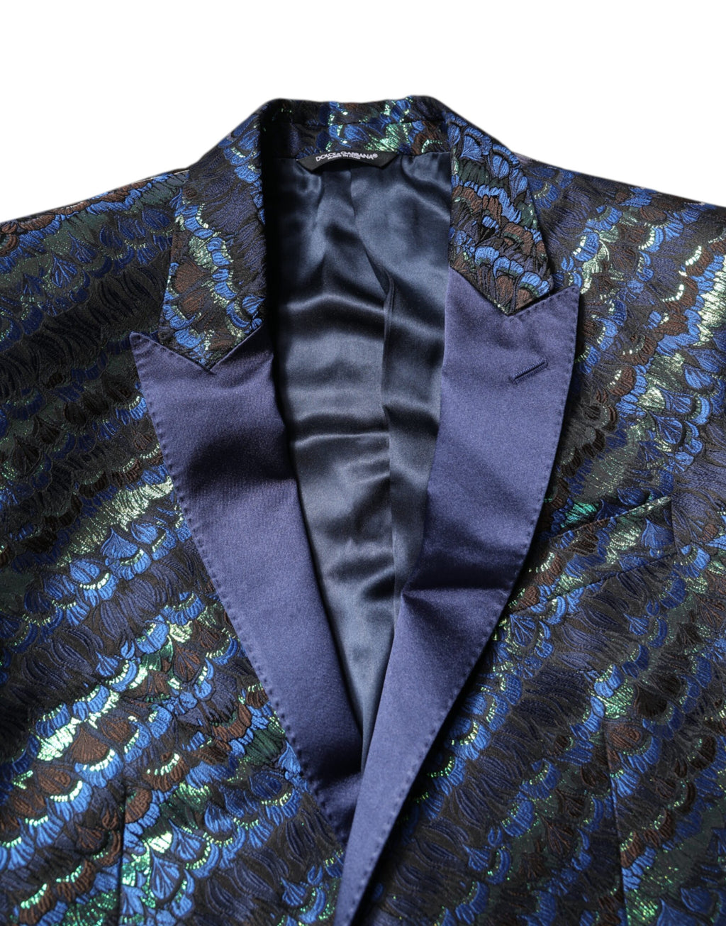 Dolce & Gabbana Multicolor Polyester Jacquard 2 Stück Anzug