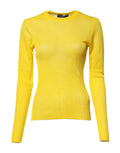Dolce & Gabbana Gelbes Polyester Damen Pullover Top Pullover
