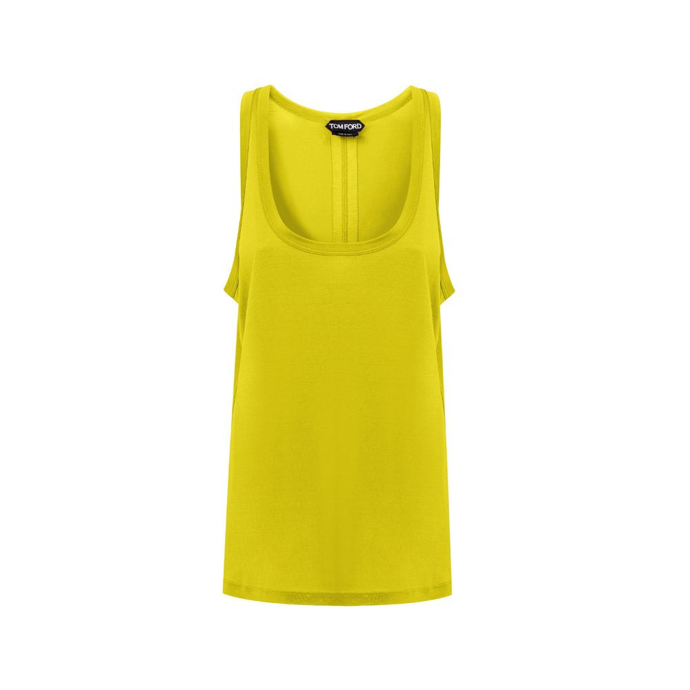 Tom Ford Gelbes Seidentank-Top
