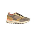 Blue Brown Polyester Sneaker