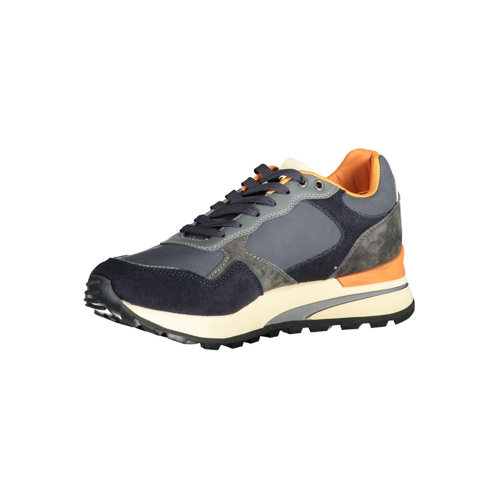 Blue polyester sneaker