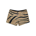 Bottega Veneta Beigefarbene Badeshorts aus Polyamid