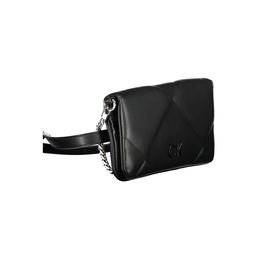 Calvin Klein Black Cotton Tote Bag