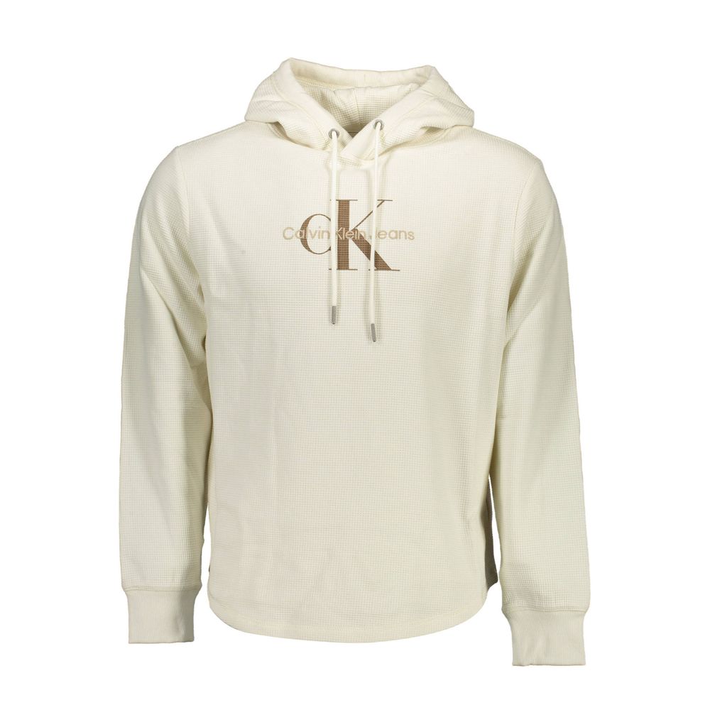 Calvin Klein Men's White Cotton Sweater