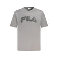 Fila Graues Baumwoll-T-Shirt