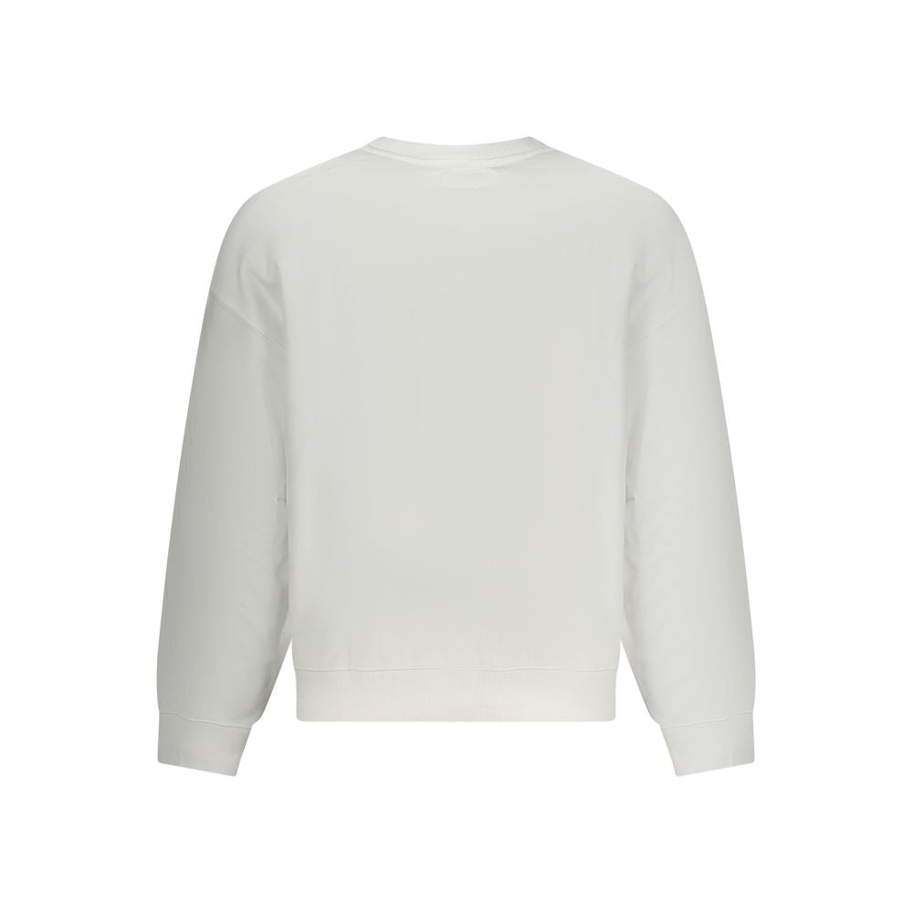 Guess Jeans Cotton Sweatshirt in White