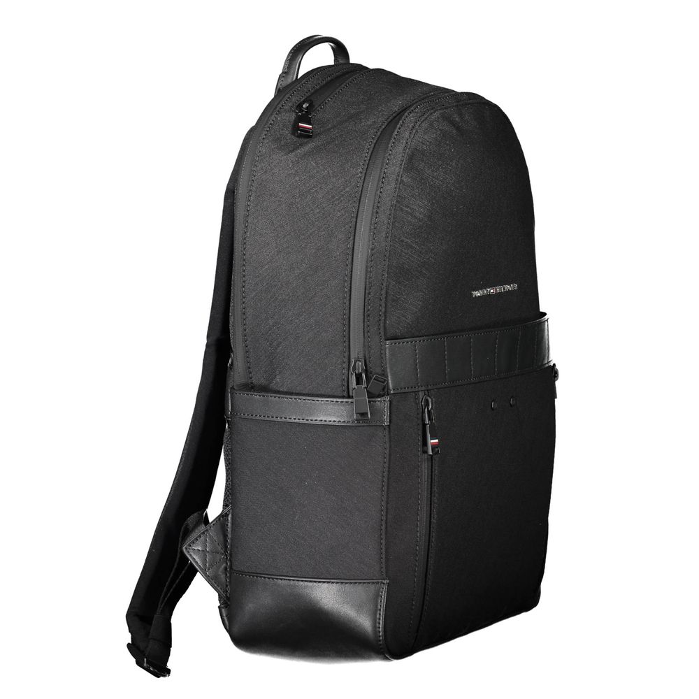 Tommy Hilfiger Men's Black Nylon Backpack