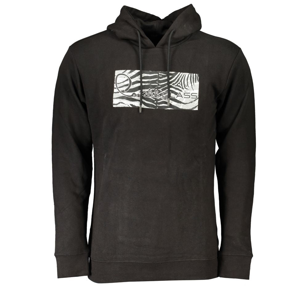 Cavalli Class Men's Black Cotton Sweater