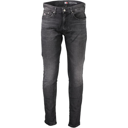 Tommy Hilfiger Schwarze Cotton Slim Herren Jeans