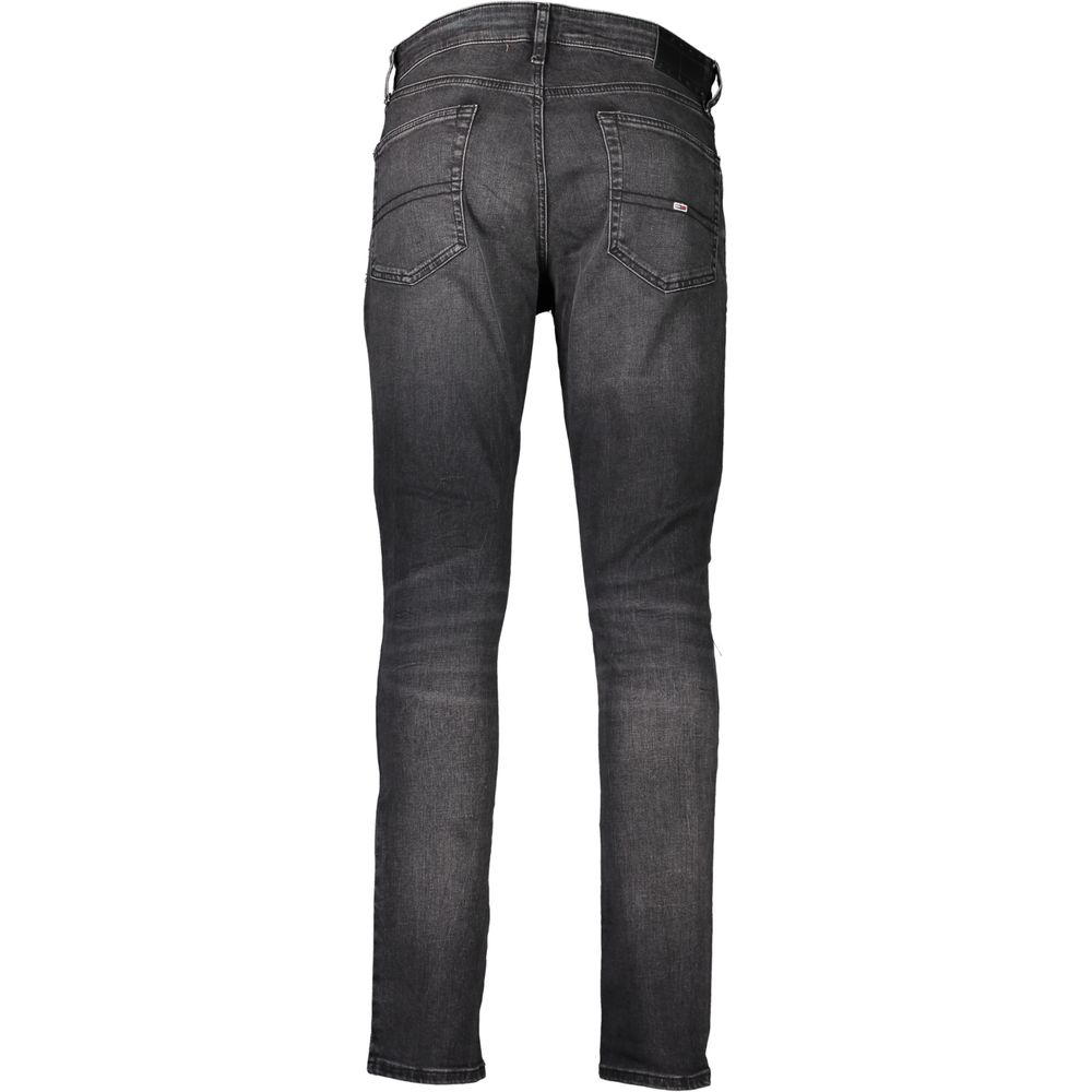 Tommy Hilfiger Schwarze Cotton Slim Herren Jeans