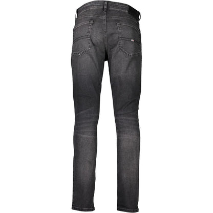 Tommy Hilfiger Schwarze Cotton Slim Herren Jeans