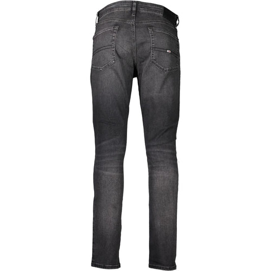 Tommy Hilfiger Schwarze Cotton Slim Herren Jeans