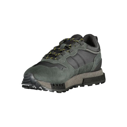 Blauer Schwarzer Polyethylen Herren Sneaker