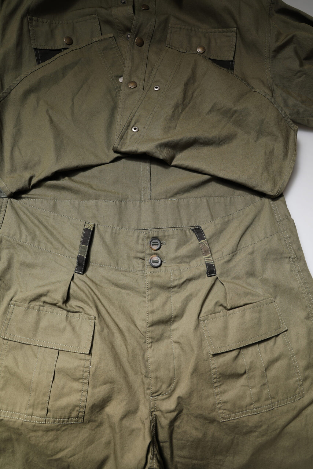 Dolce & Gabbana Brown Cotton-Stretch Shirt-Pants Loungewear Set