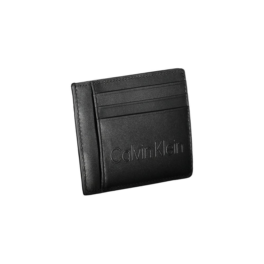 Calvin Klein Schwarze Brieftasche aus Polyethylen für Herren