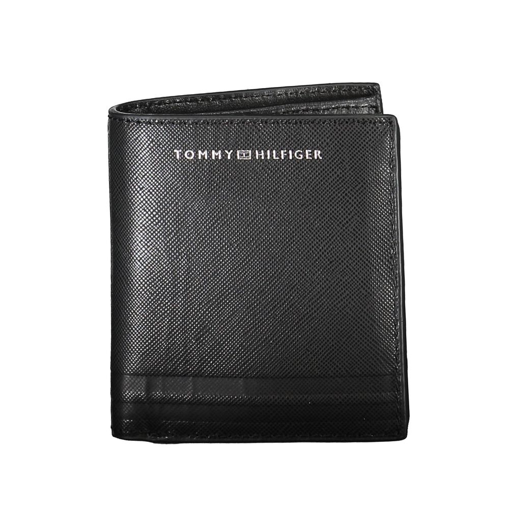 Tommy Hilfiger Men's Black Leather Wallet