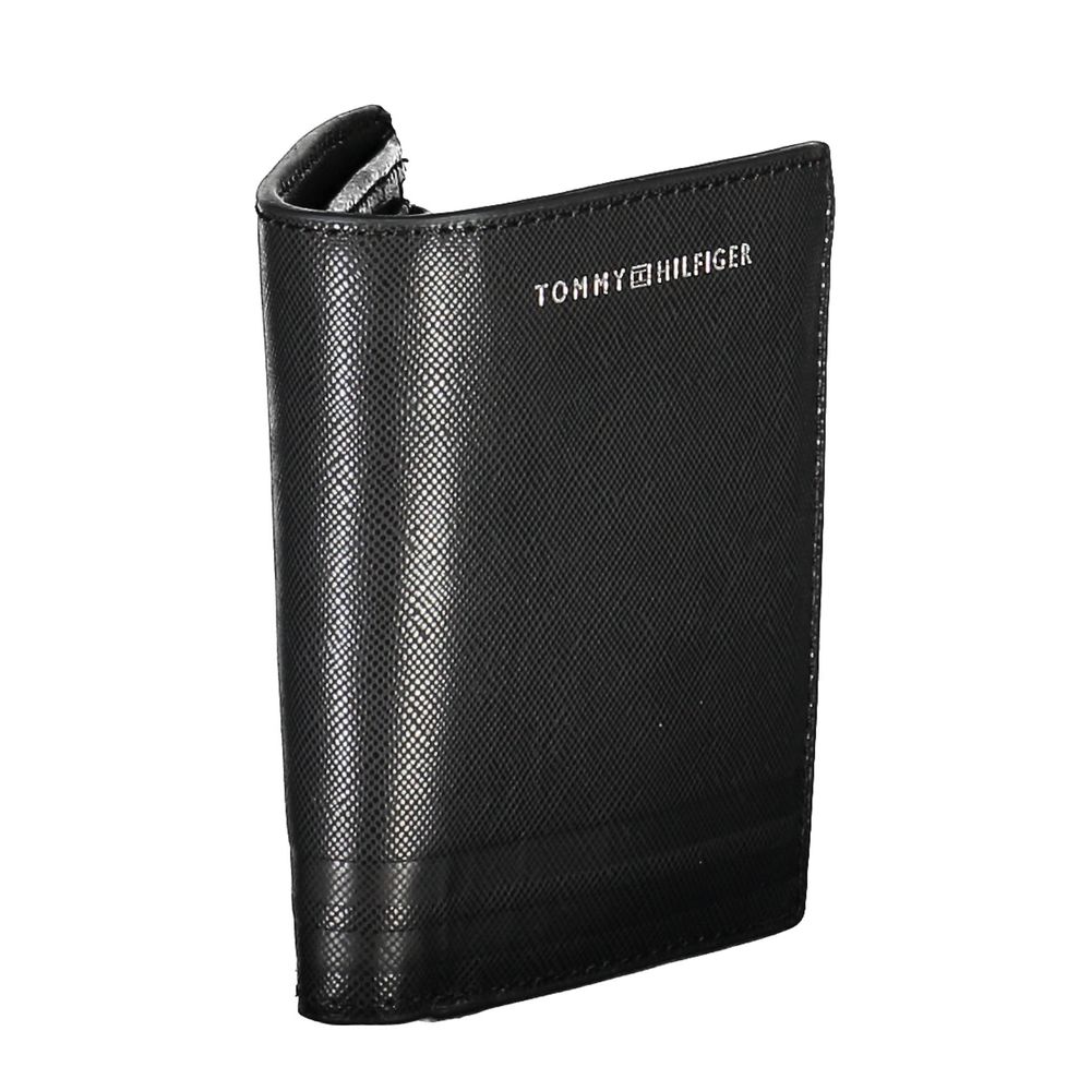 Tommy Hilfiger Men's Black Leather Wallet