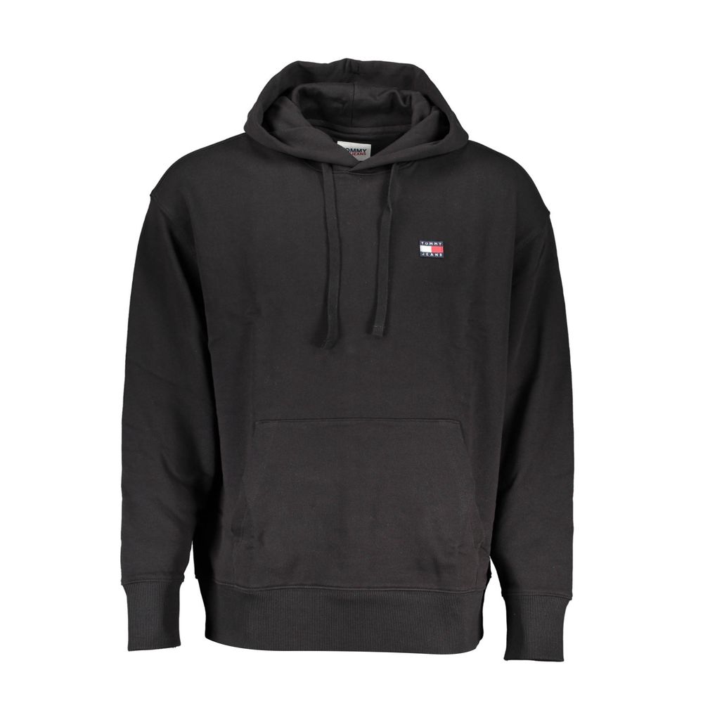 Tommy Hilfiger Schwarzer Herren-Hoodie aus Baumwolle